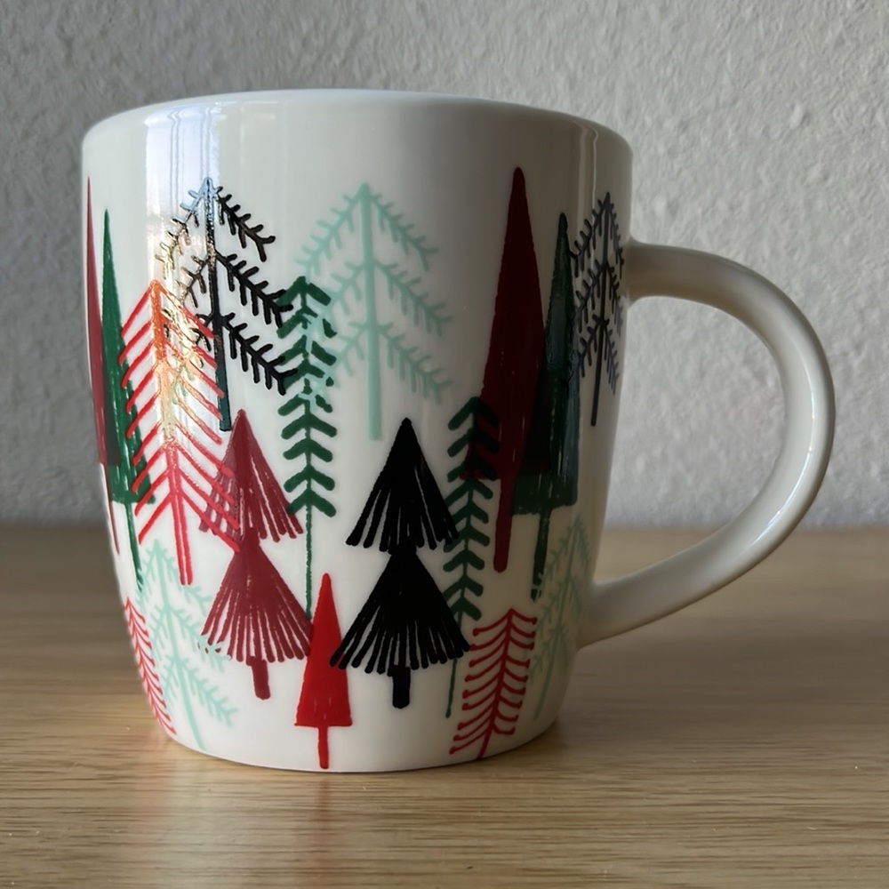 Starbucks mug Holiday Christmas Pine Tree 12 Oz - Picture 3 of 5